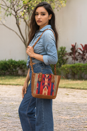 Montana Kim Tote – Kilim & Leather Boho Bag
