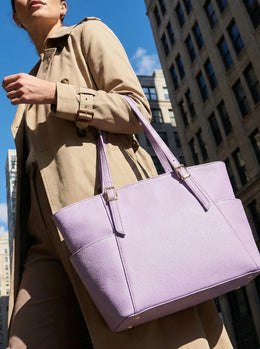 Minimalist Leather Tote Bag – Handcrafted Top Grain Elegance