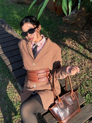 Leather Ladies Shoulder Bag – Everyday Handcrafted Tote