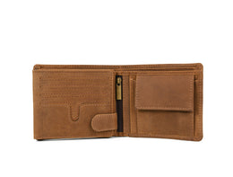 Cabrini Men's Classic Trifold Wallet – Brown