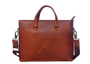 Cabrini Marlow Leather Tote Briefcase – Tan Laptop & Office Bag