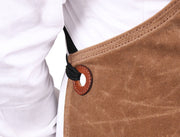 Turin Waxed Canvas Apron – Tawny Brown