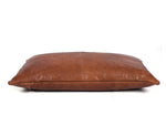 Arizona Leather Pillow Cover - Brown - Cabrini - Elegance Perfected