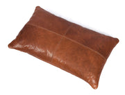 Arizona Leather Pillow Cover - Brown - Cabrini - Elegance Perfected