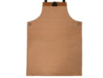 Arucas Suede Apron - Caramel Brown - Cabrini - Elegance Perfected