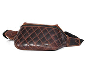 Ascend Quilted Leather Fanny Bag – Trendy & Compact - Cabrini - Elegance Perfected