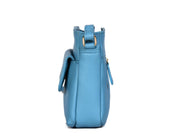 Blue Haze Handbag – Artisanal Top Grain Leather Elegance - Cabrini - Elegance Perfected
