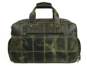 Brooks Upcycled Leather Duffle Bag – Seaweed - Cabrini - Elegance Perfected