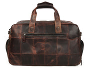 Brooks Upcycled Leather Duffle Bag – Walnut - Cabrini - Elegance Perfected
