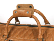 Cabrini 20 - Inch Quilted Leather Duffle Bag – Luxury Weekender & Travel Bag for Men and Women ✨ Storytelling Product Description - Cabrini - Elegance Perfected