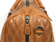 Cabrini 20 - Inch Quilted Leather Duffle Bag – Luxury Weekender & Travel Bag for Men and Women ✨ Storytelling Product Description - Cabrini - Elegance Perfected