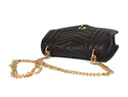 CABRINI Noir – Classic Black Quilted Shoulder Bag - Cabrini - Elegance Perfected