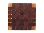 Carolina Teak Wood Stool - Walnut Brown - Cabrini - Elegance Perfected