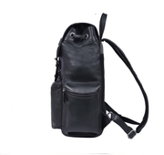 Classic Black Leather Backpack – Full Grain Edition - Cabrini - Elegance Perfected