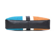 Compact Colorblock Leather Crossbody Bag - Cabrini - Elegance Perfected