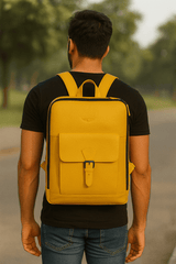 Desi Carry Leather Backpack - Cabrini - Elegance Perfected