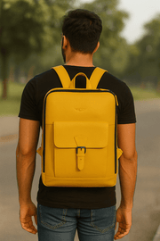 Desi Carry Leather Backpack - Cabrini - Elegance Perfected