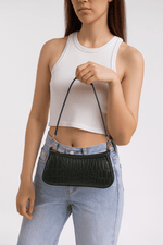 Elegant Ladies Shoulder Bag – Handcrafted in Top Grain Leather - Cabrini - Elegance Perfected