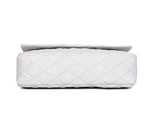 Elegant White Quilted Shoulder Bag - Cabrini - Elegance Perfected