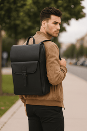 Full Grain Leather Laptop Backpack – Vista Edition - Cabrini - Elegance Perfected