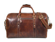 Full Grain Leather Weekender Bag – Penny Brown - Cabrini - Elegance Perfected