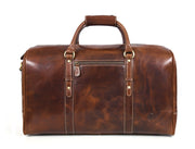 Full Grain Leather Weekender Bag – Penny Brown - Cabrini - Elegance Perfected