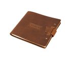 Handcrafted Leather Guest Registry Book - Cabrini - Elegance Perfected