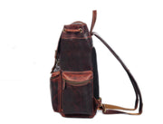 Handcrafted Vintage Leather Backpack – Laptop, Travel & Everyday Use - Cabrini - Elegance Perfected