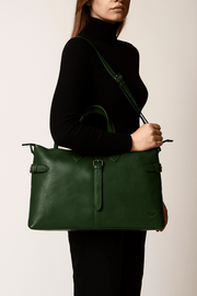 Heritage Leather Duffel Bag - Cabrini - Elegance Perfected
