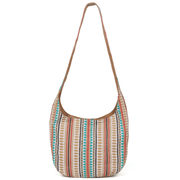 Illinois Reversible Sling Bag – Dual - Style Jacquard Crossbody - Cabrini - Elegance Perfected