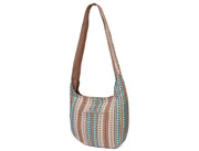 Illinois Reversible Sling Bag – Dual - Style Jacquard Crossbody - Cabrini - Elegance Perfected