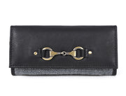 Kilim Style Leather Clutch - Cabrini - Elegance Perfected