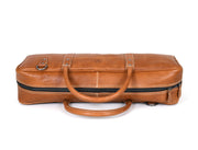 Tuscania Leather Knife Roll & Bag Combo - Tawny Brown