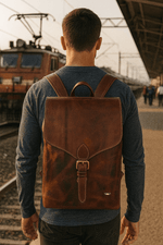 Leather Backpack – Timeless Handcrafted Carry Solution - Cabrini - Elegance Perfected