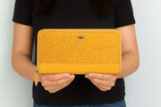 Leather Ladies Clutch – Classic Handheld Purse for Women - Cabrini - Elegance Perfected