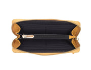 Leather Ladies Clutch – Classic Handheld Purse for Women - Cabrini - Elegance Perfected