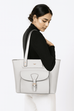Leather Ladies Tote Bag – Spacious Elegance for Daily Carry - Cabrini - Elegance Perfected