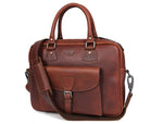 Leather Office Bag – Premium Portfolio for Professionals - Cabrini - Elegance Perfected