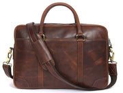 Leather Portfolio Bag - Multicolor - Cabrini - Elegance Perfected
