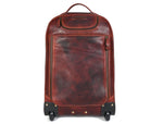 Leather Trolley Backpack – Travel - Ready Luxury - Cabrini - Elegance Perfected