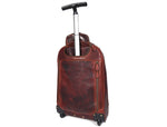 Leather Trolley Backpack – Travel - Ready Luxury - Cabrini - Elegance Perfected