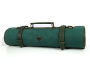 Malaga Canvas Knife Roll – Pine Green | Tool Roll-Up for Chefs