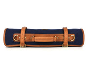 Malaga Canvas Knife Roll – Cobalt Blue | 8 - Slot Culinary Wrap - Cabrini - Elegance Perfected