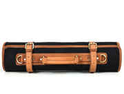 Malaga Canvas Knife Roll - Raven Black - Cabrini - Elegance Perfected