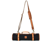 Malaga Canvas Knife Roll - Raven Black - Cabrini - Elegance Perfected