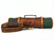Marchena Canvas Knife Roll – Grey | 8 - Slot Chef Wrap - Cabrini - Elegance Perfected