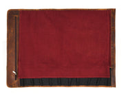Marchena Canvas Knife Roll – Raspberry | Bold 8 - Slot Wrap - Cabrini - Elegance Perfected
