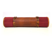 Marchena Canvas Knife Roll – Raspberry | Bold 8 - Slot Wrap - Cabrini - Elegance Perfected