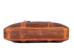 Men's Vintage Leather Messenger Bag - Professional 15.6