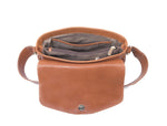 Mexico Saddle Crossbody – Tan Jacquard & Leather Blend - Cabrini - Elegance Perfected